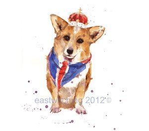 rule britannia corgi Etsy