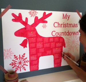 On every advent day write in your chosen Christmas activity!